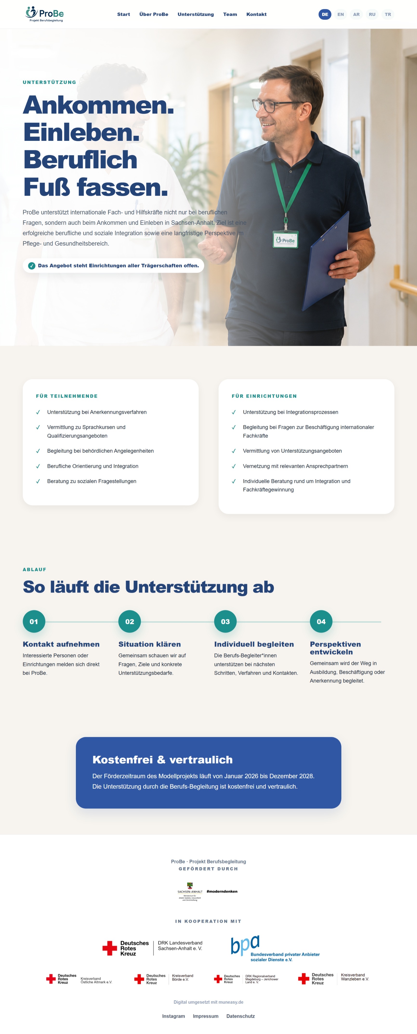 Unterstützung